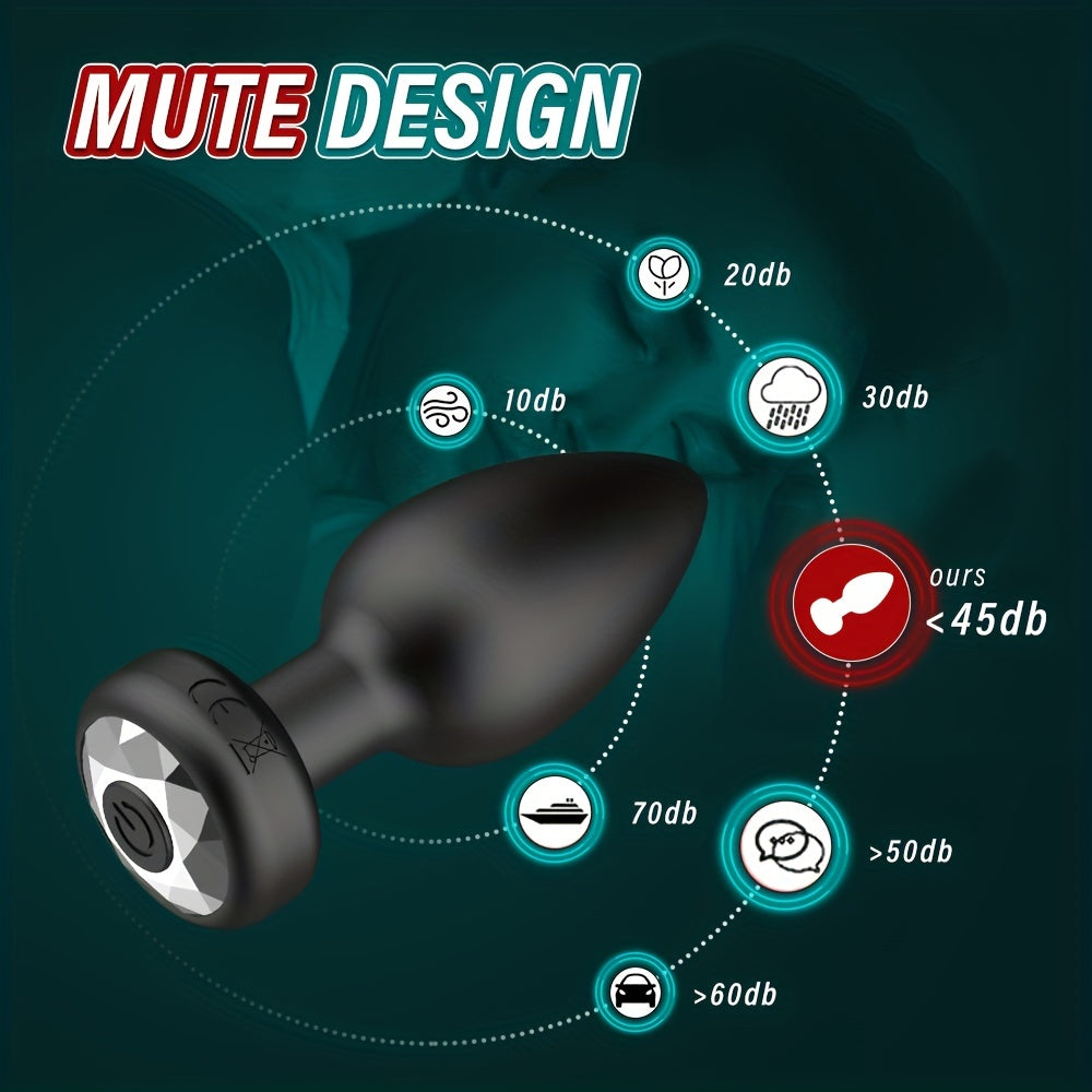 Upgrade Your Pleasure Game with Our Rechargeable Wireless Anal Plug - Perfect for Couples!
