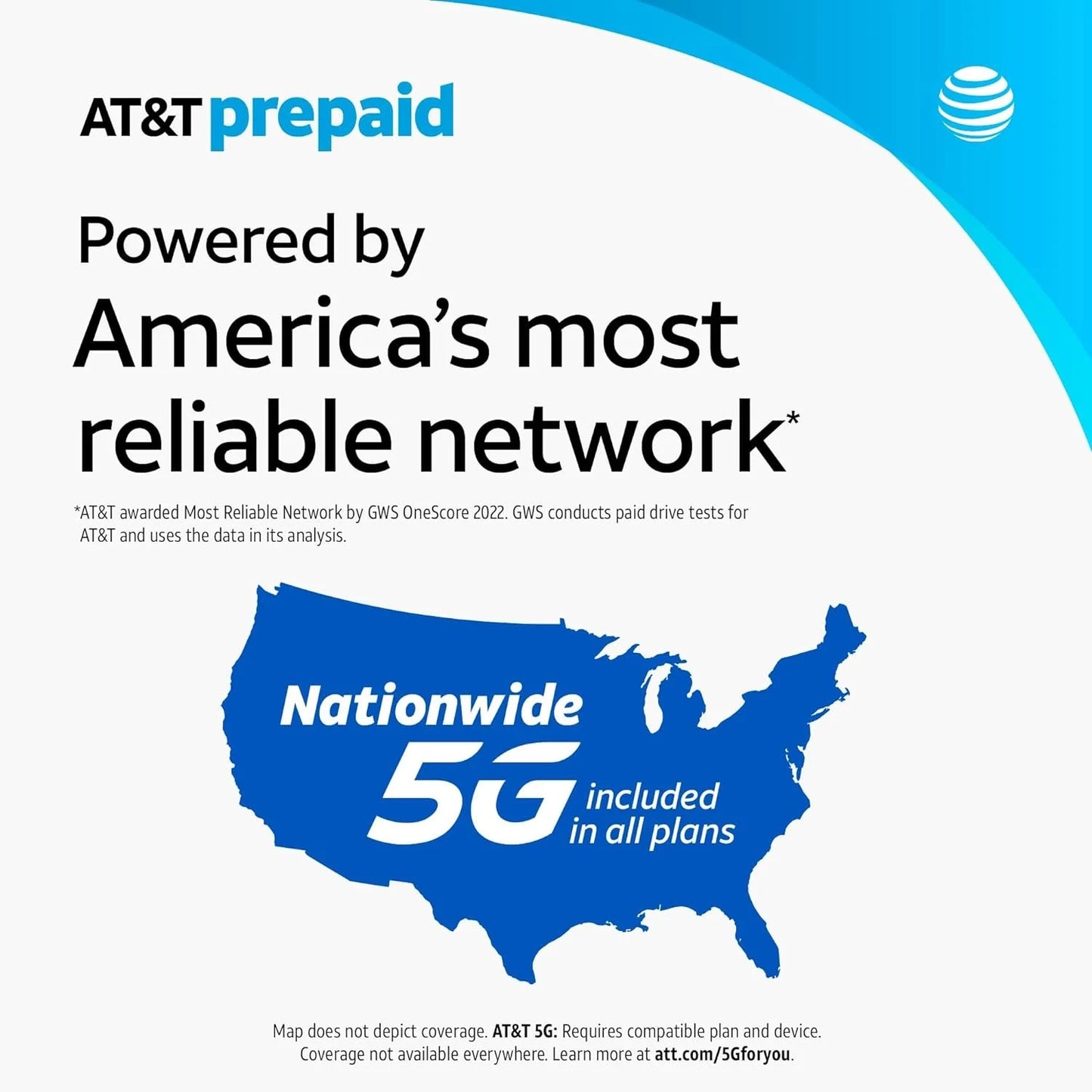 Sim Var ATT Prepago RFID DC Kit de Sim