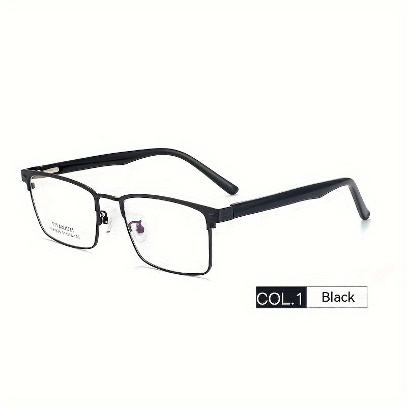 Gafas Clásicas Con Montura Cuadrada, Gafas De Moda De Metal Para Negocios, Para Hombres Y Mujeres, Decoraciones Diarias