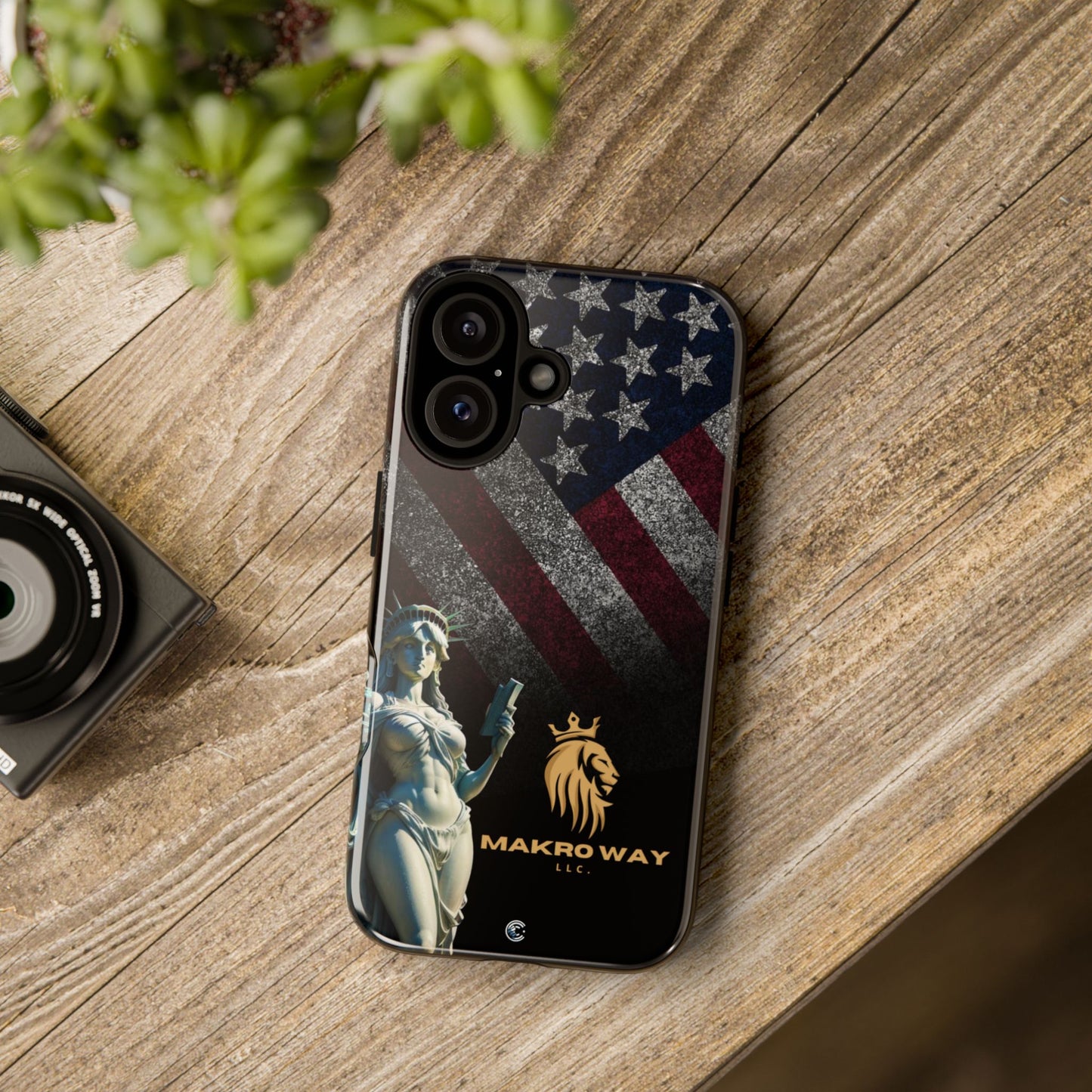 Patriotic Phone Case - Tough Cases, Custom Phone Covers, Unique Gifts, American Flag Design, Gift for Men and Women, Protective Case