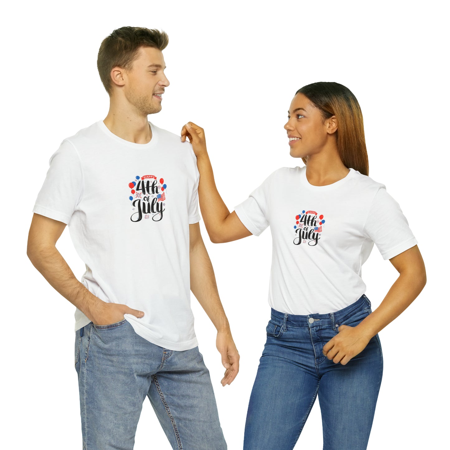 Camiseta de manga corta de punto unisex