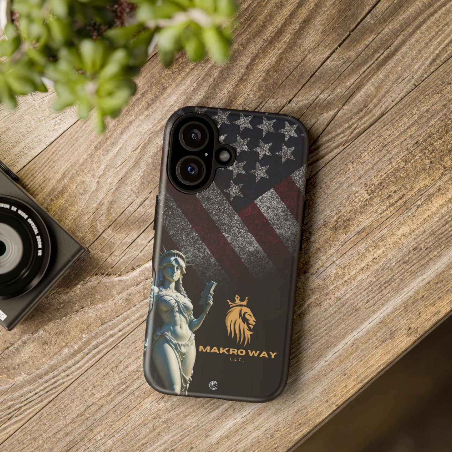 Patriotic Phone Case - Tough Cases, Custom Phone Covers, Unique Gifts, American Flag Design, Gift for Men and Women, Protective Case