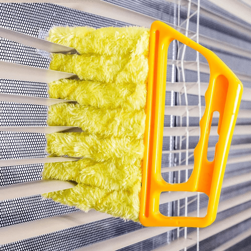 1 Unidad, Cepillos Para Limpieza De Ventanas, Persianas Lavables, Colectores De Polvo Para Aire Acondicionado, Microfibras Útiles, Plumero Para Aire Acondicionado
