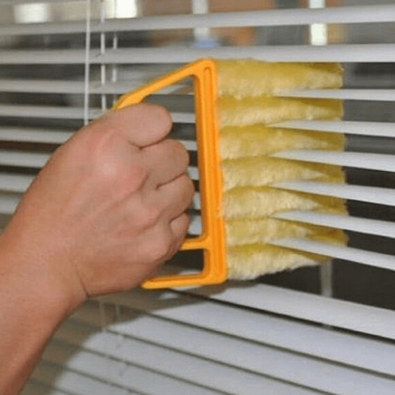 1 Unidad, Cepillos Para Limpieza De Ventanas, Persianas Lavables, Colectores De Polvo Para Aire Acondicionado, Microfibras Útiles, Plumero Para Aire Acondicionado