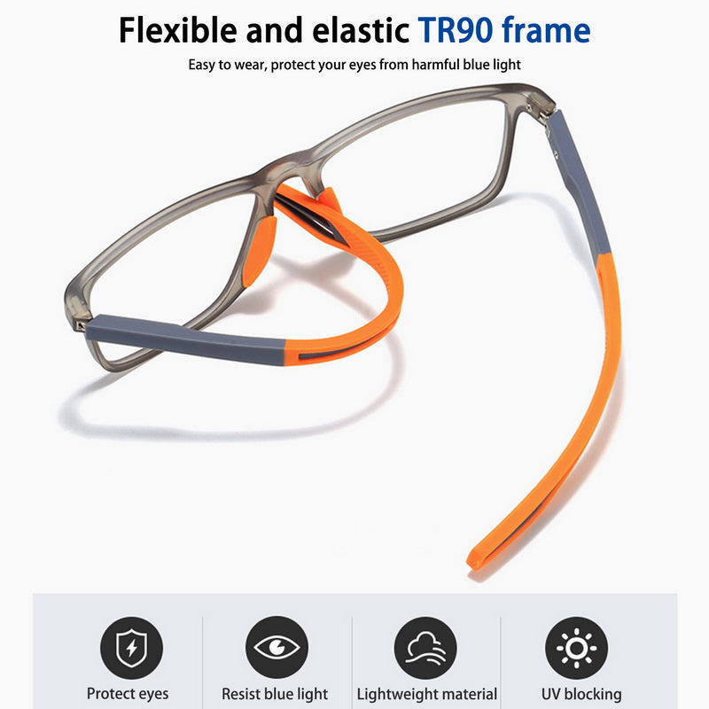 1pc Gafas Multifocales Con Lentes Fotocromáticas Para Hombres, Gafas Deportivas Antideslizantes De Doble Uso +1.0 A +4.0