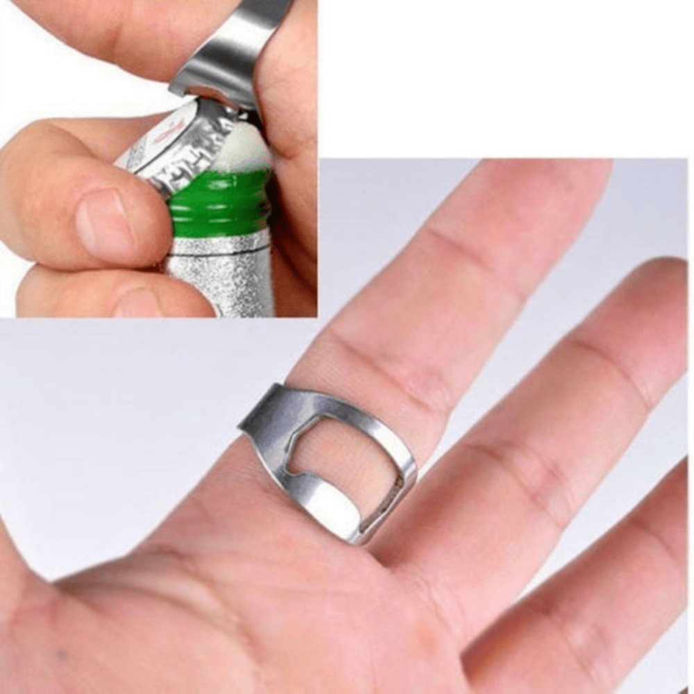 Abrebotellas Multifunción De 3 Uds, Abridor De Botellas De Cerveza Creativo, Anillo Abridor De Botellas, Abridor De Botellas