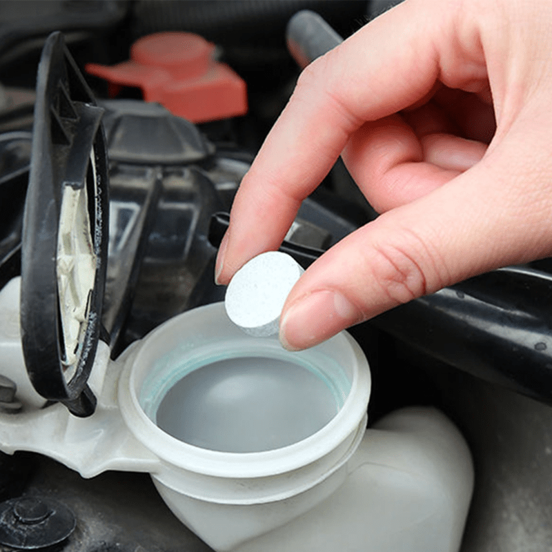 20/60pcs Limpiador De Parabrisas De Coche Tableta Efervescente De Limpiador De Vidrio De Agua Sólida Limpiador Universal De Accesorios Para Automóviles Limpiador En Spray
