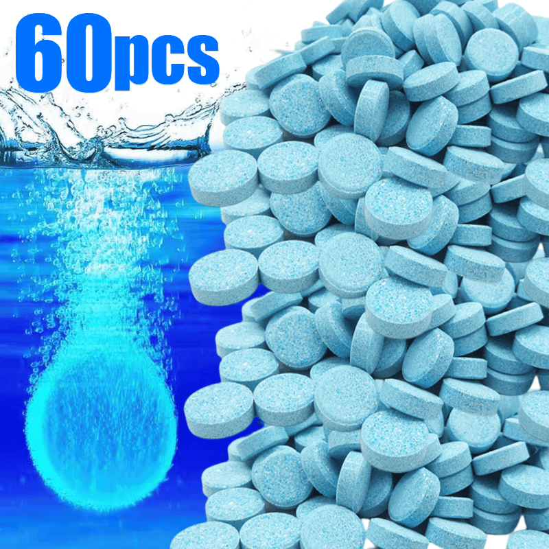20/60pcs Limpiador De Parabrisas De Coche Tableta Efervescente De Limpiador De Vidrio De Agua Sólida Limpiador Universal De Accesorios Para Automóviles Limpiador En Spray