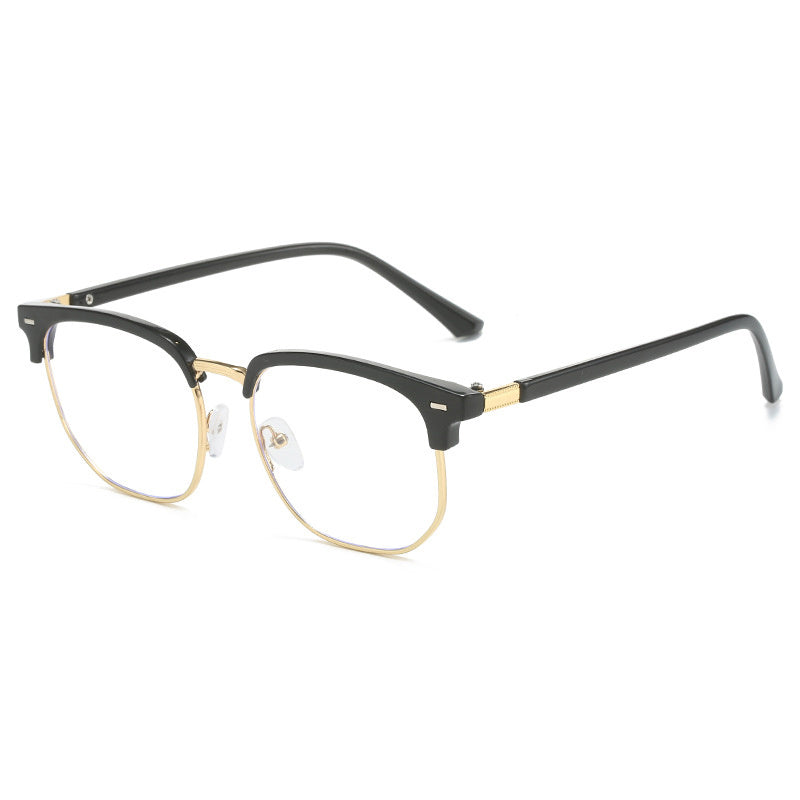 Monturas De Gafas Retro Para Hombre Y Mujer, Lentes Planas Que Cambian De Color Con Luz Anti-azul, A La Moda, 1 Ud.