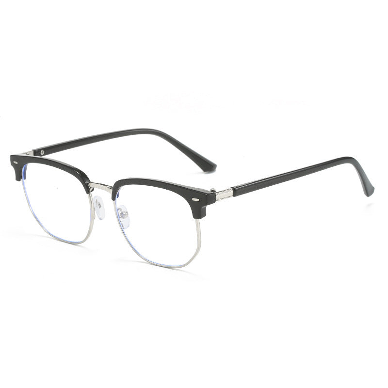 Monturas De Gafas Retro Para Hombre Y Mujer, Lentes Planas Que Cambian De Color Con Luz Anti-azul, A La Moda, 1 Ud.