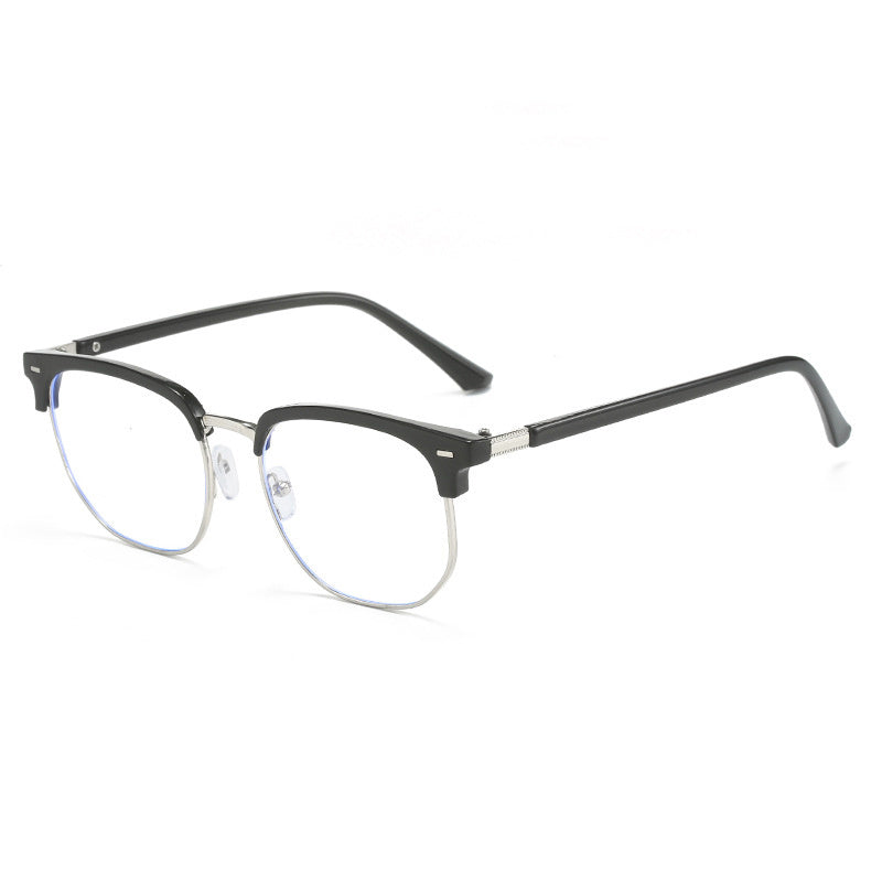 Monturas De Gafas Retro Para Hombre Y Mujer, Lentes Planas Que Cambian De Color Con Luz Anti-azul, A La Moda, 1 Ud.