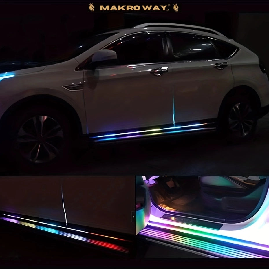 Tira de luz LED para coche: Resistente al agua, recargable y decorativa