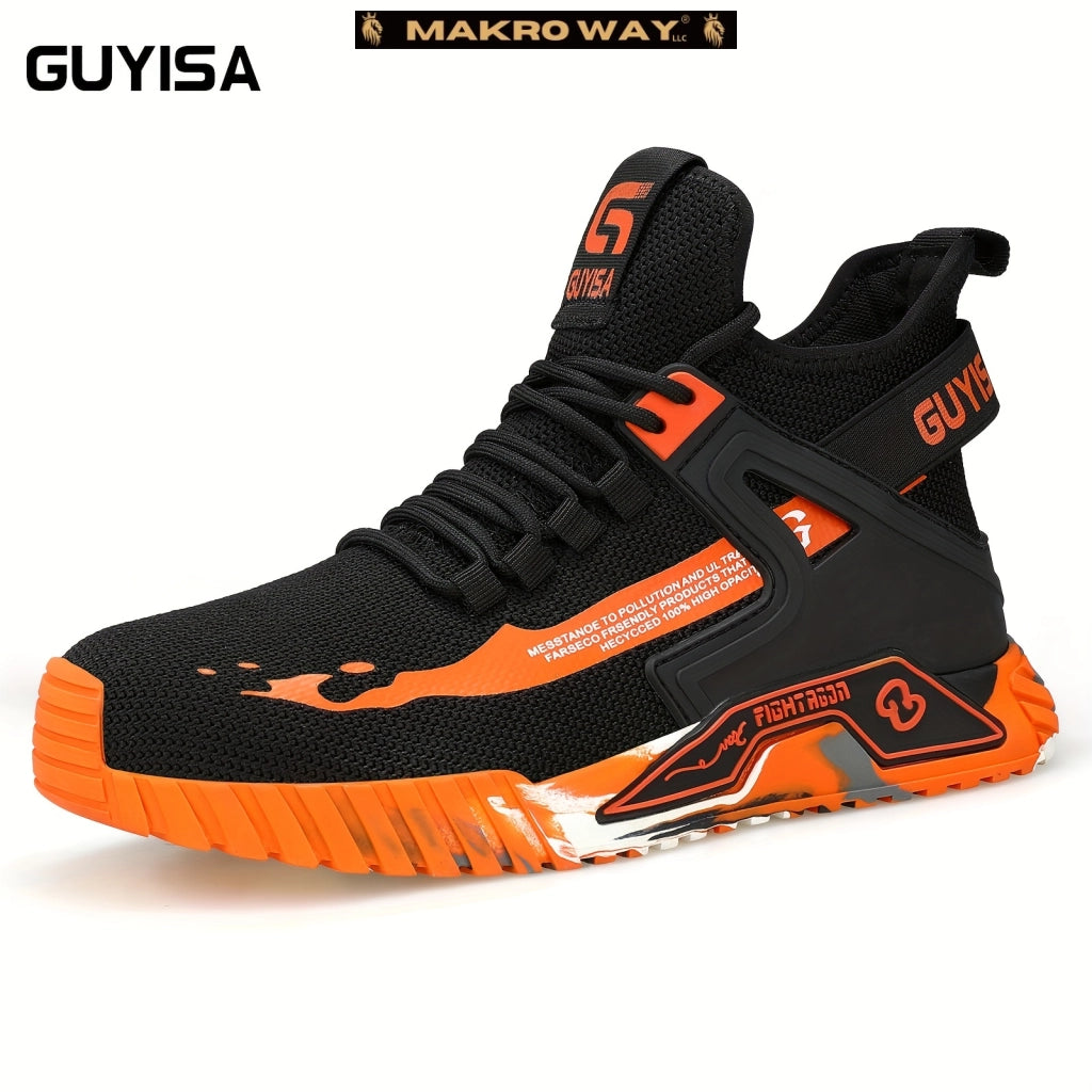 Zapatos de Seguridad para Hombres - Antideslizantes y Resistentes a Pinchazos - Ideal para Construcción Industrial
