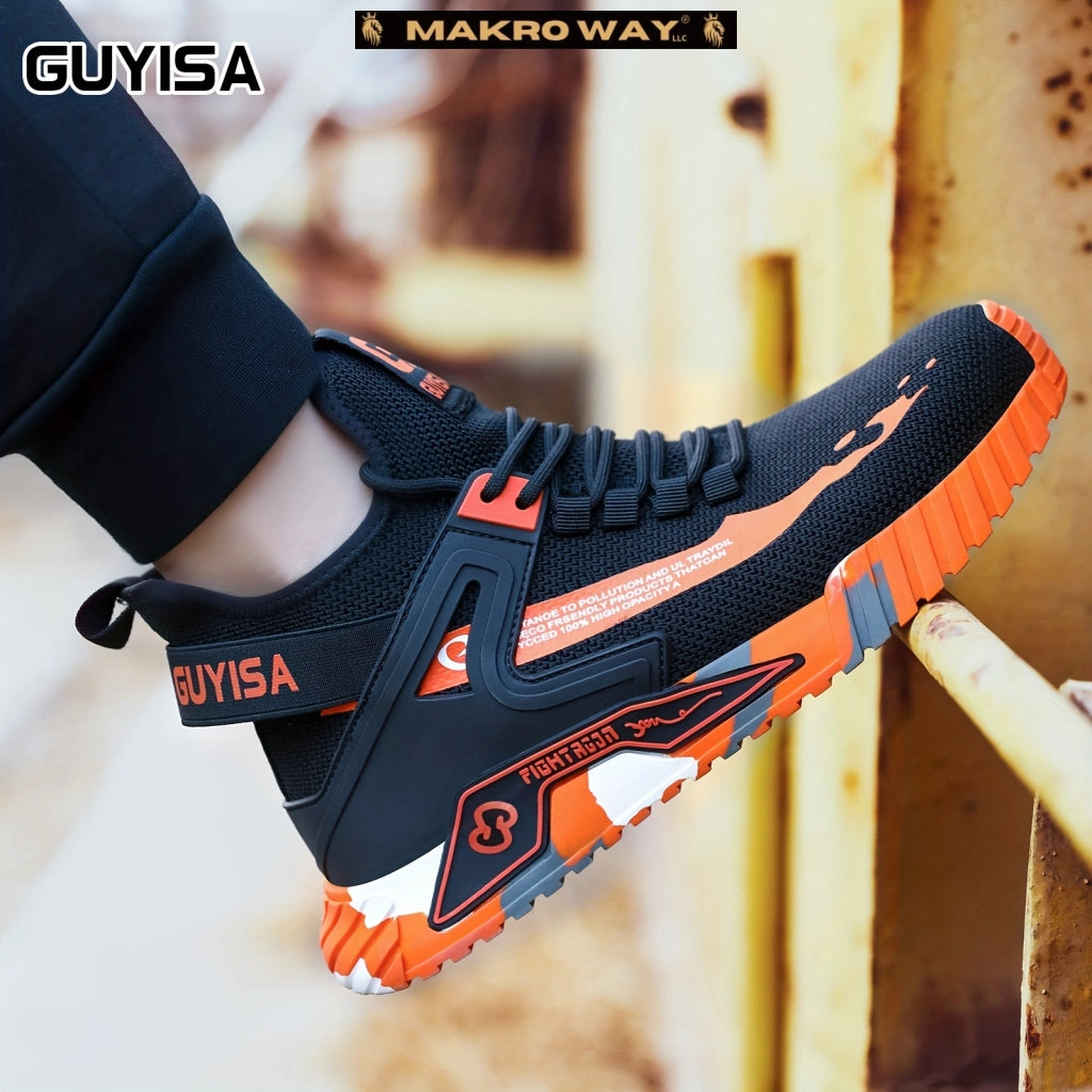 Zapatos de Seguridad para Hombres - Antideslizantes y Resistentes a Pinchazos - Ideal para Construcción Industrial