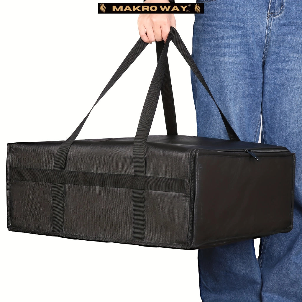 1 Bolsa De Pizza Para Entrega De Comida Para Llevar, Bolsa Aislante, Leche, Bebidas, Cerveza, Cola, Pizza, Hamburguesa Y Arroz, Bolsa Aislante, Para Camping, Picnic Y Entrega De Alimentos, Para Adolescentes Y Trabajadores, Útiles Escolares