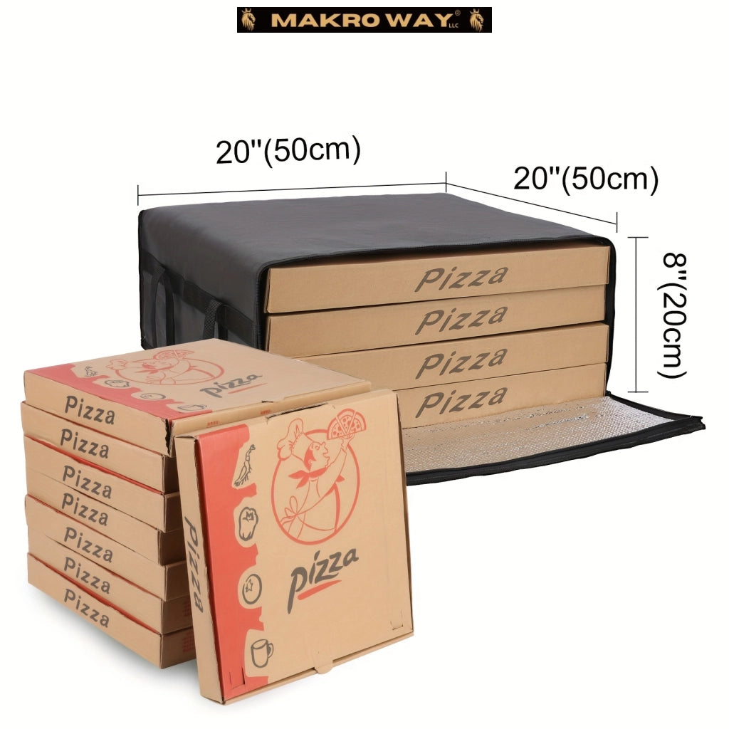 1 Bolsa De Pizza Para Entrega De Comida Para Llevar, Bolsa Aislante, Leche, Bebidas, Cerveza, Cola, Pizza, Hamburguesa Y Arroz, Bolsa Aislante, Para Camping, Picnic Y Entrega De Alimentos, Para Adolescentes Y Trabajadores, Útiles Escolares