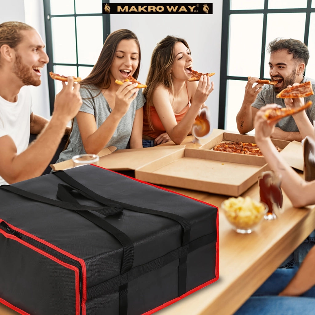 1 Bolsa De Pizza Para Entrega De Comida Para Llevar, Bolsa Aislante, Leche, Bebidas, Cerveza, Cola, Pizza, Hamburguesa Y Arroz, Bolsa Aislante, Para Camping, Picnic Y Entrega De Alimentos, Para Adolescentes Y Trabajadores, Útiles Escolares