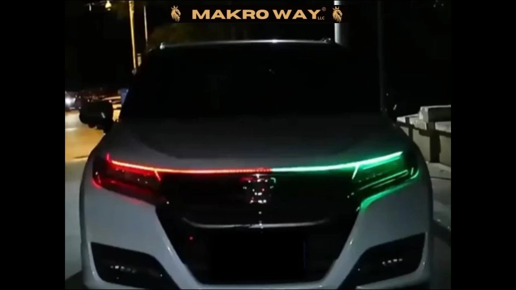 RGB Car LED Strip with Phone App Control - 12V Daytime Running Light