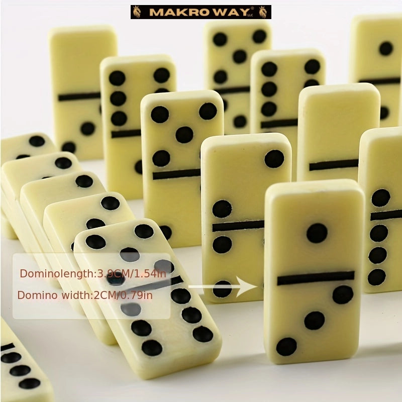 Handmade PVC Storage Box for 28 Dominos and Card Chess Set - Various Colors