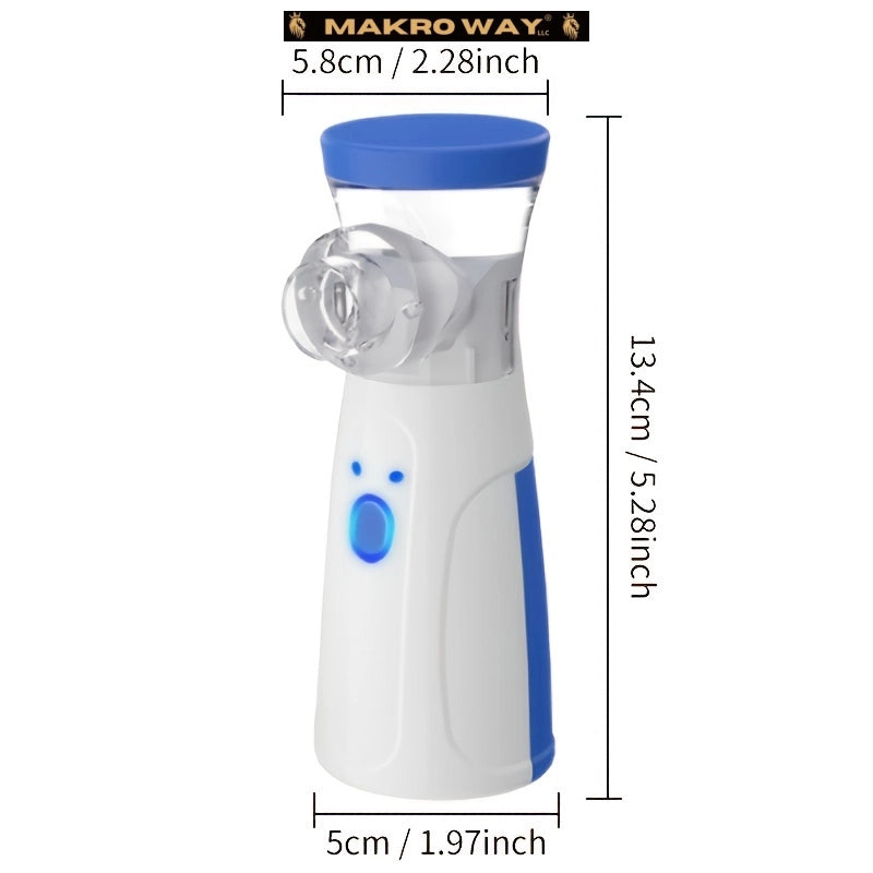 Portable Mesh Nebulizer - Compact & Travel-Friendly for Adults, No Battery Needed