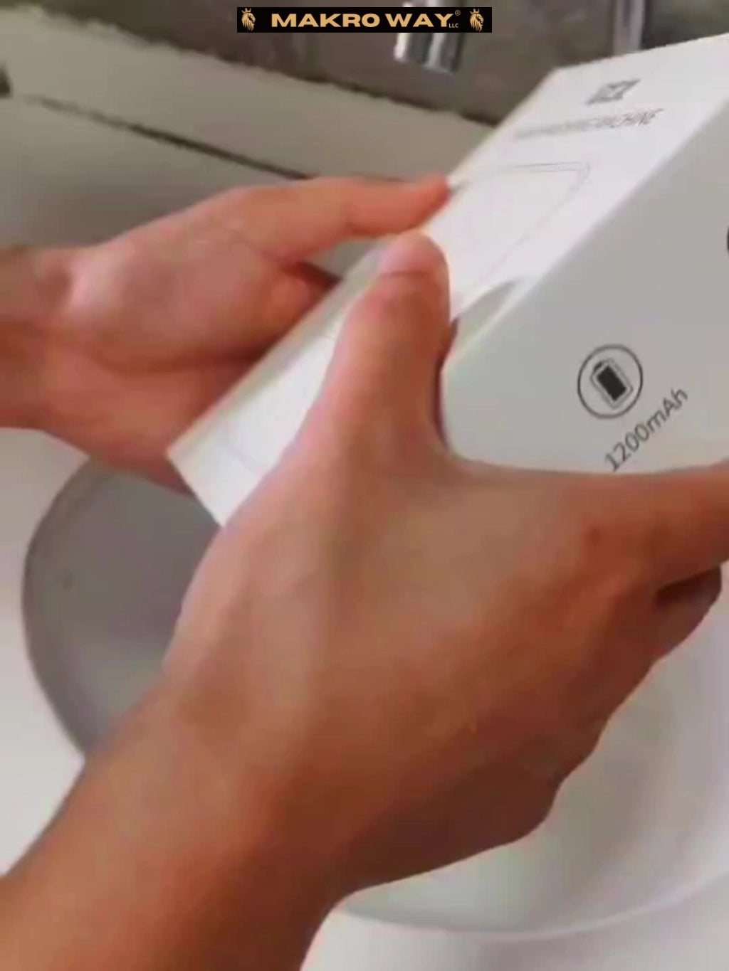 Automatic Soap Dispenser - Wall Mounted Sensor Soap Container for Hands-Free Hygiene - USB Charging