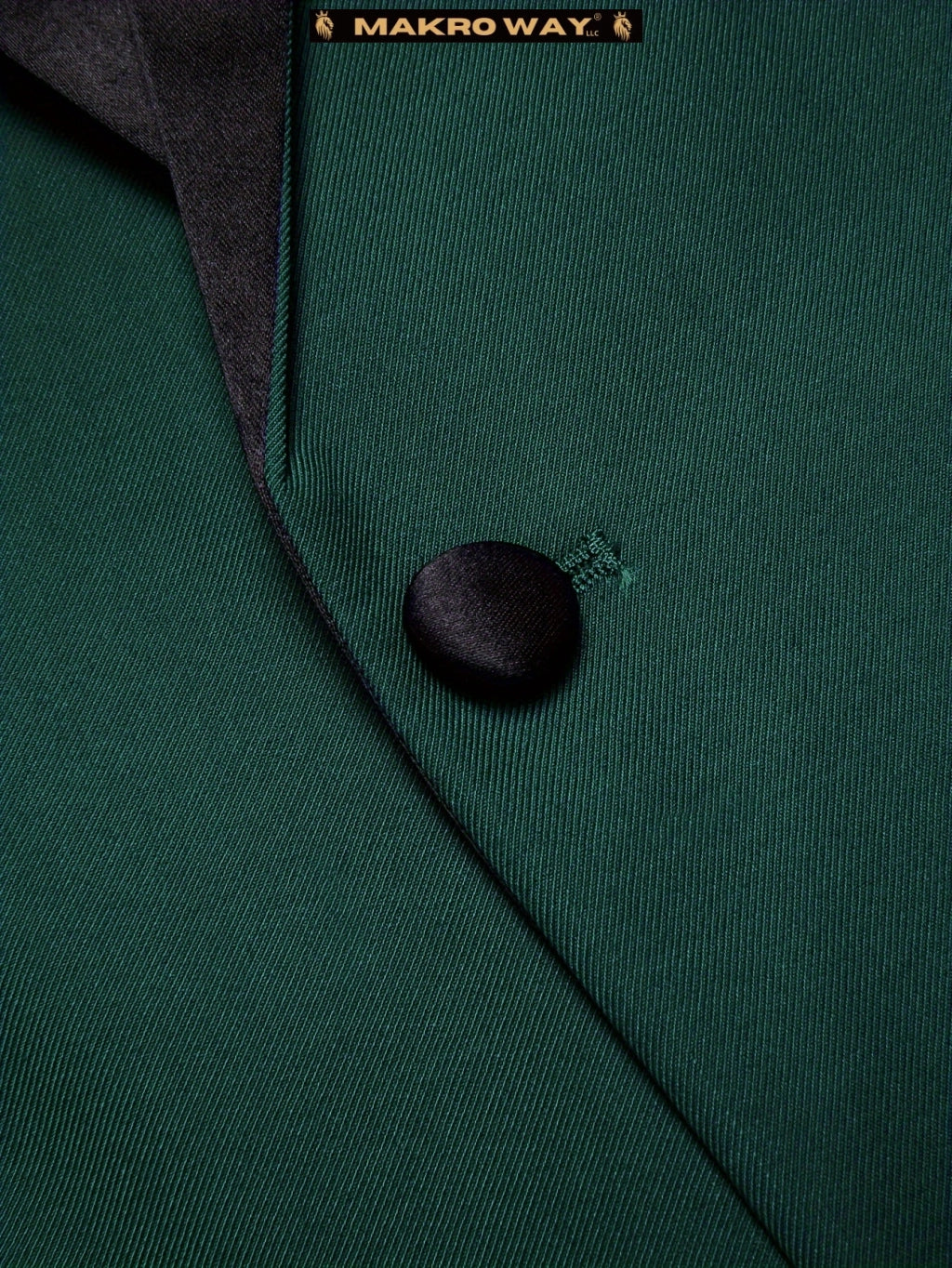Blazer verde bosque oscuro para hombre sin pajarita, traje formal de corte regular, liso, limpio, para eventos, chaqueta de esmoquin para bodas y graduaciones