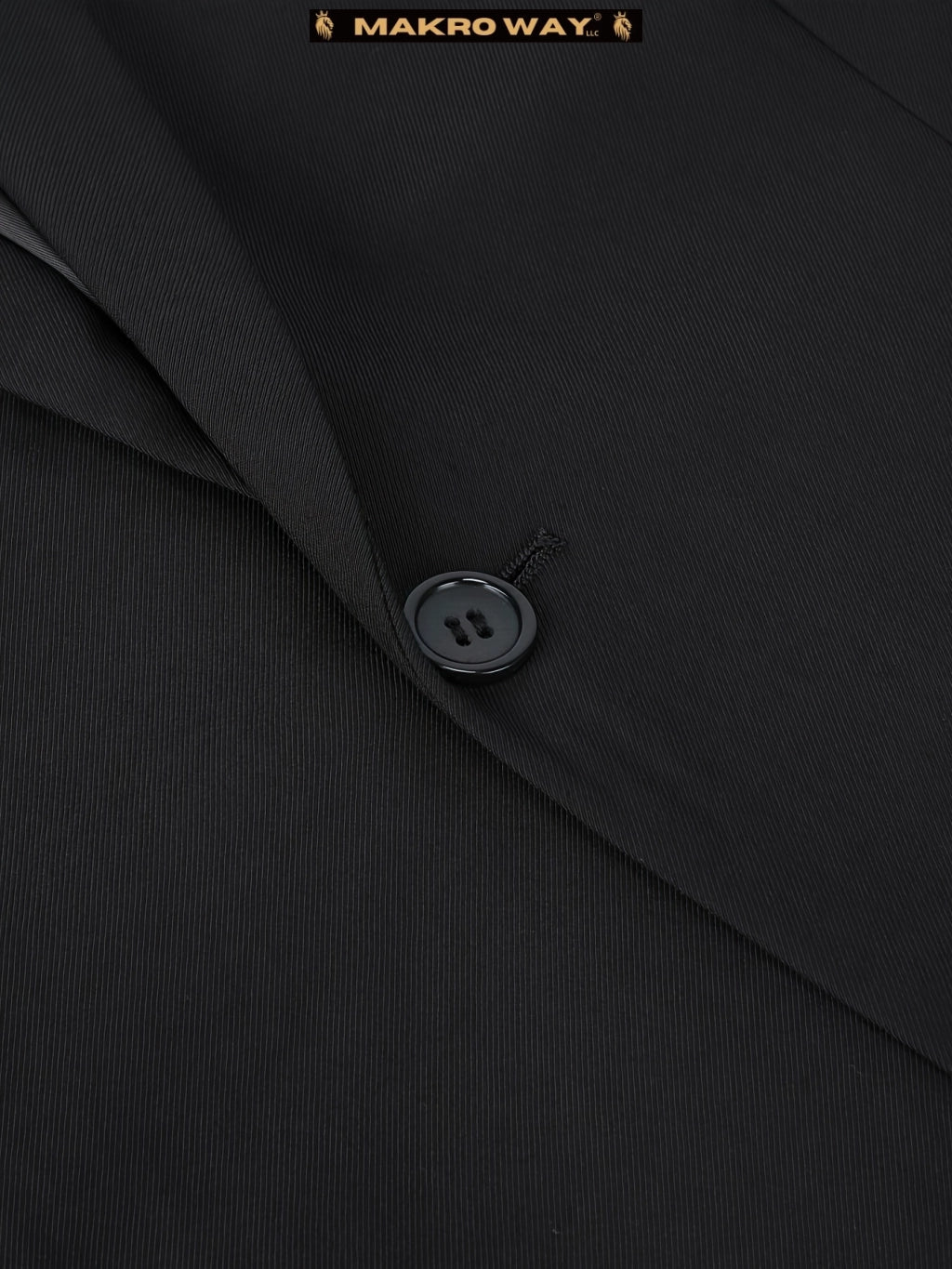 Chaqueta de traje de hombre, solida y de corte entallado con cuello de solapa para fiestas de negocios