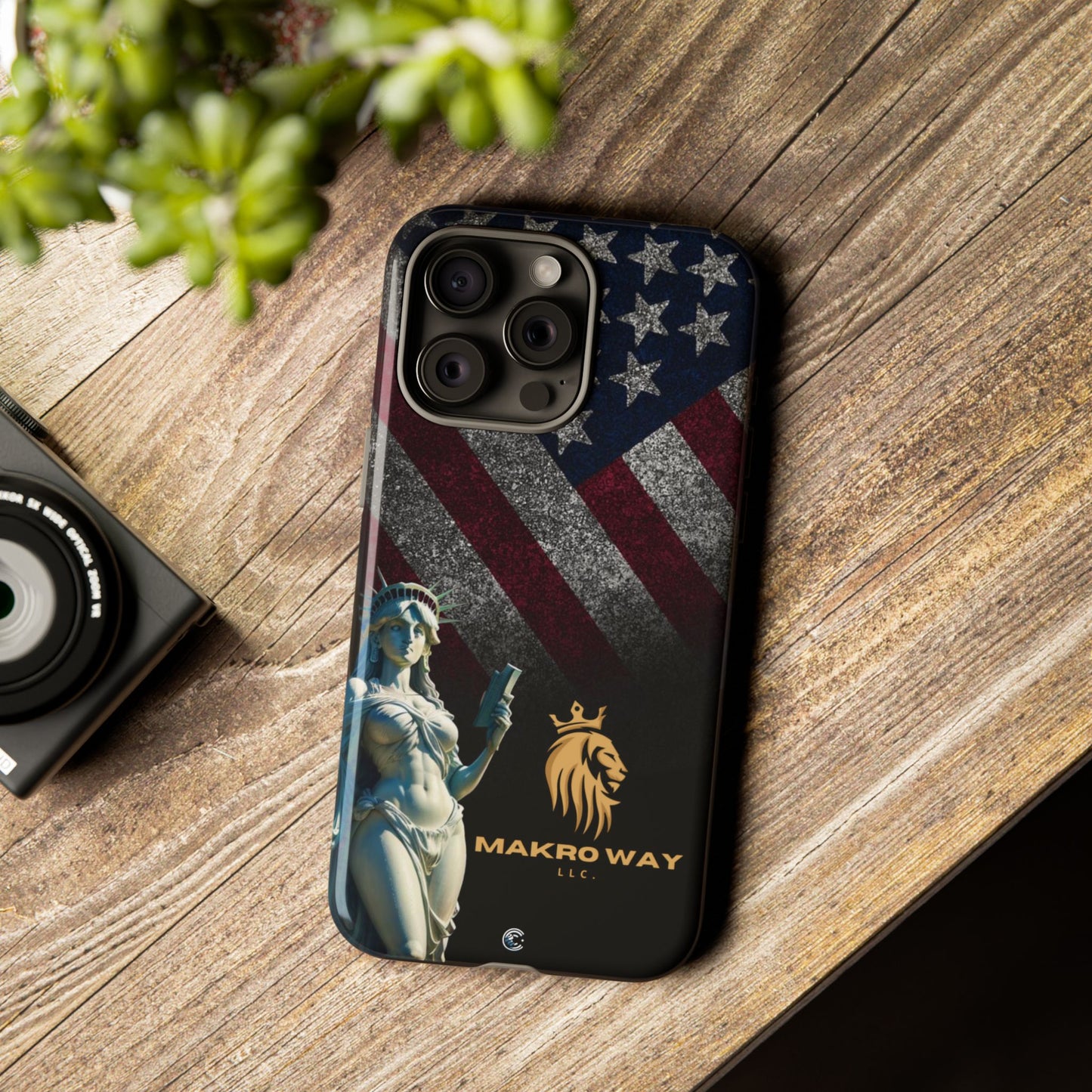 Patriotic Phone Case - Tough Cases, Custom Phone Covers, Unique Gifts, American Flag Design, Gift for Men and Women, Protective Case