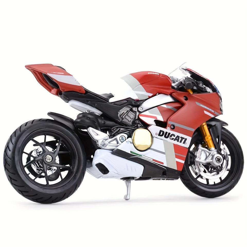 Maisto 1:18 Ducati Panigale V4 S Corse Vehículos estáticos fundidos a presión Pasatiempos coleccionables Modelo de motocicleta Juguetes Navidad, Halloween, regalos de Acción de Gracias