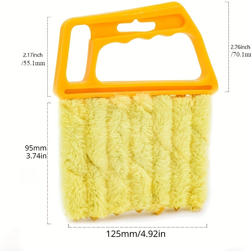 1 Unidad, Cepillos Para Limpieza De Ventanas, Persianas Lavables, Colectores De Polvo Para Aire Acondicionado, Microfibras Útiles, Plumero Para Aire Acondicionado