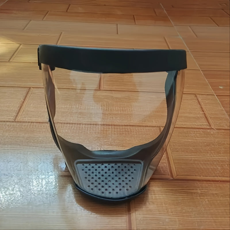 Upgrade Your Safety: Adjustable Full Coverage Face Shield" - Protection & Comfort for Work, Outdoors & Kitchen!