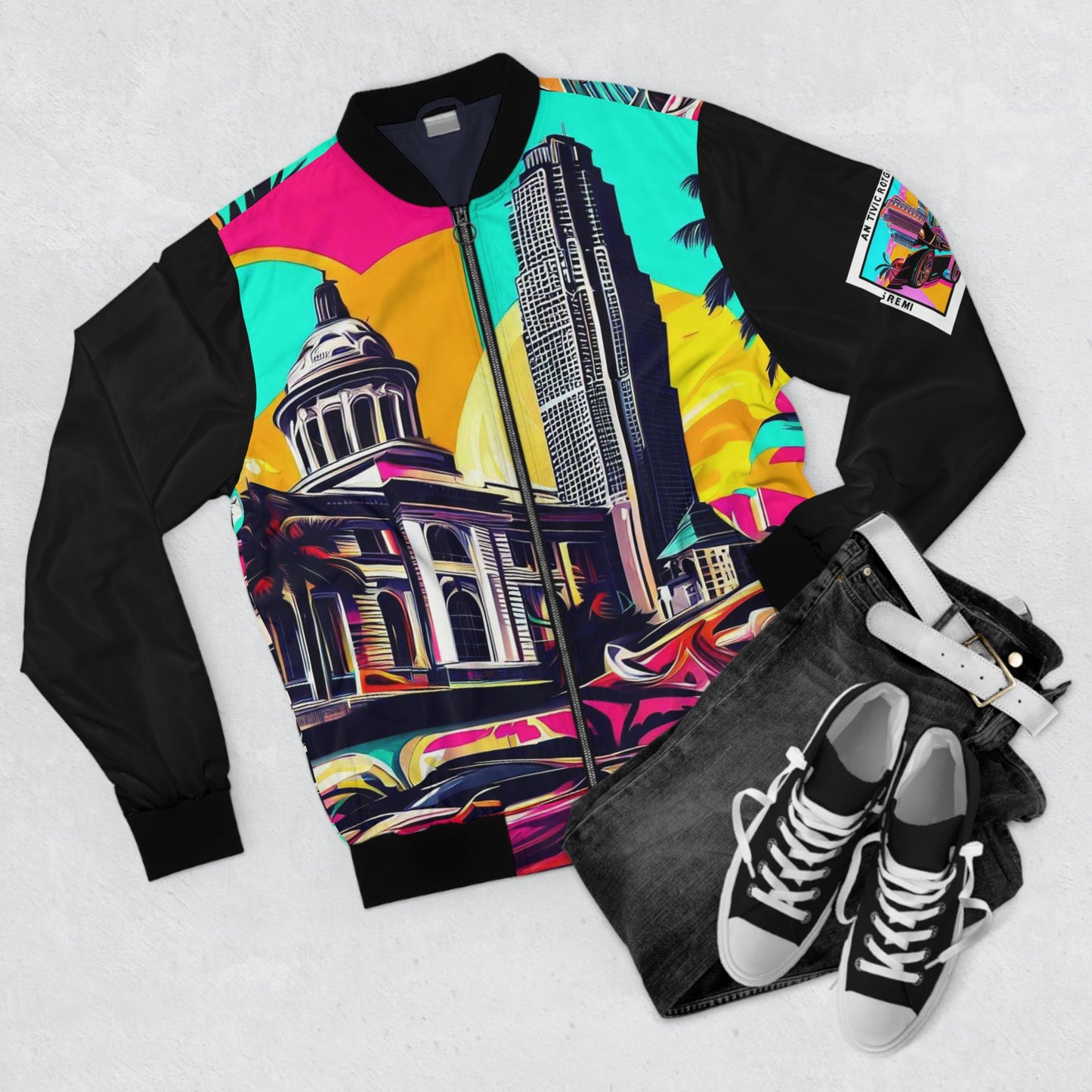 Men's Bomber Jacket (AOP)