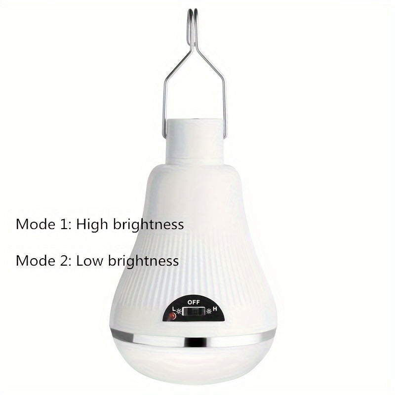 1pc / 2pcs Bombillas LED Solares, Linterna Recargable Colgante Portátil Para Exteriores De 20 LED, Para Iluminación De Gallinero En El Mercado Nocturno Para Acampar Al Aire Libre
