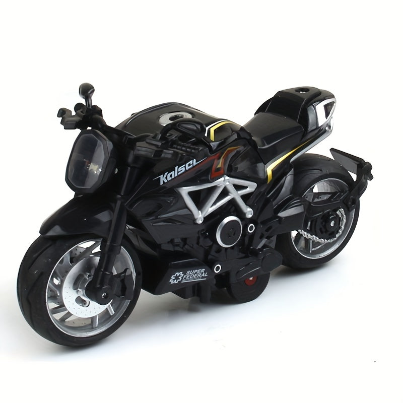 Juguete De Motocicleta De Aleación Fundida A Presión, Motocicleta Extraíble Con Sonidos Y Luces 1:12, Coches De Juguete Para Niños Con Fricción, Juguetes De Motocicleta, Regalo Para Niños O Niñas, Cumpleaños, Navidad