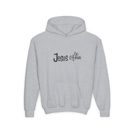 Youth Faith Hoodie — "Jesus Te Ama" / Somos Mi Fe Church Sweatshirt