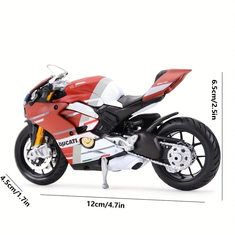 Maisto 1:18 Ducati Panigale V4 S Corse Vehículos estáticos fundidos a presión Pasatiempos coleccionables Modelo de motocicleta Juguetes Navidad, Halloween, regalos de Acción de Gracias