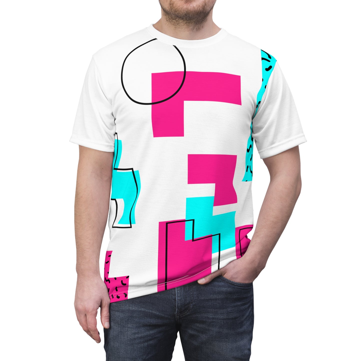 Unisex Cut & Sew Tee (AOP)