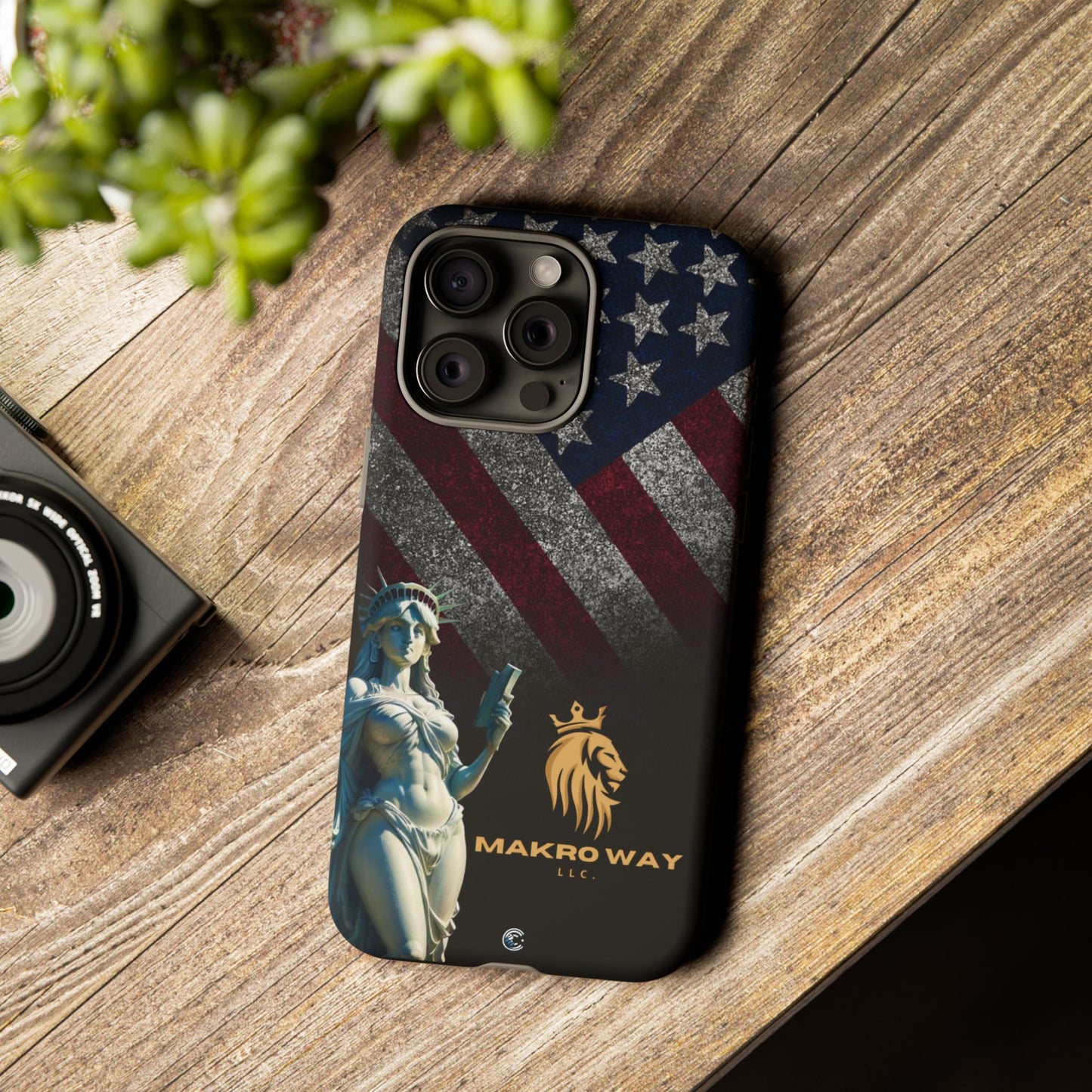 Patriotic Phone Case - Tough Cases, Custom Phone Covers, Unique Gifts, American Flag Design, Gift for Men and Women, Protective Case
