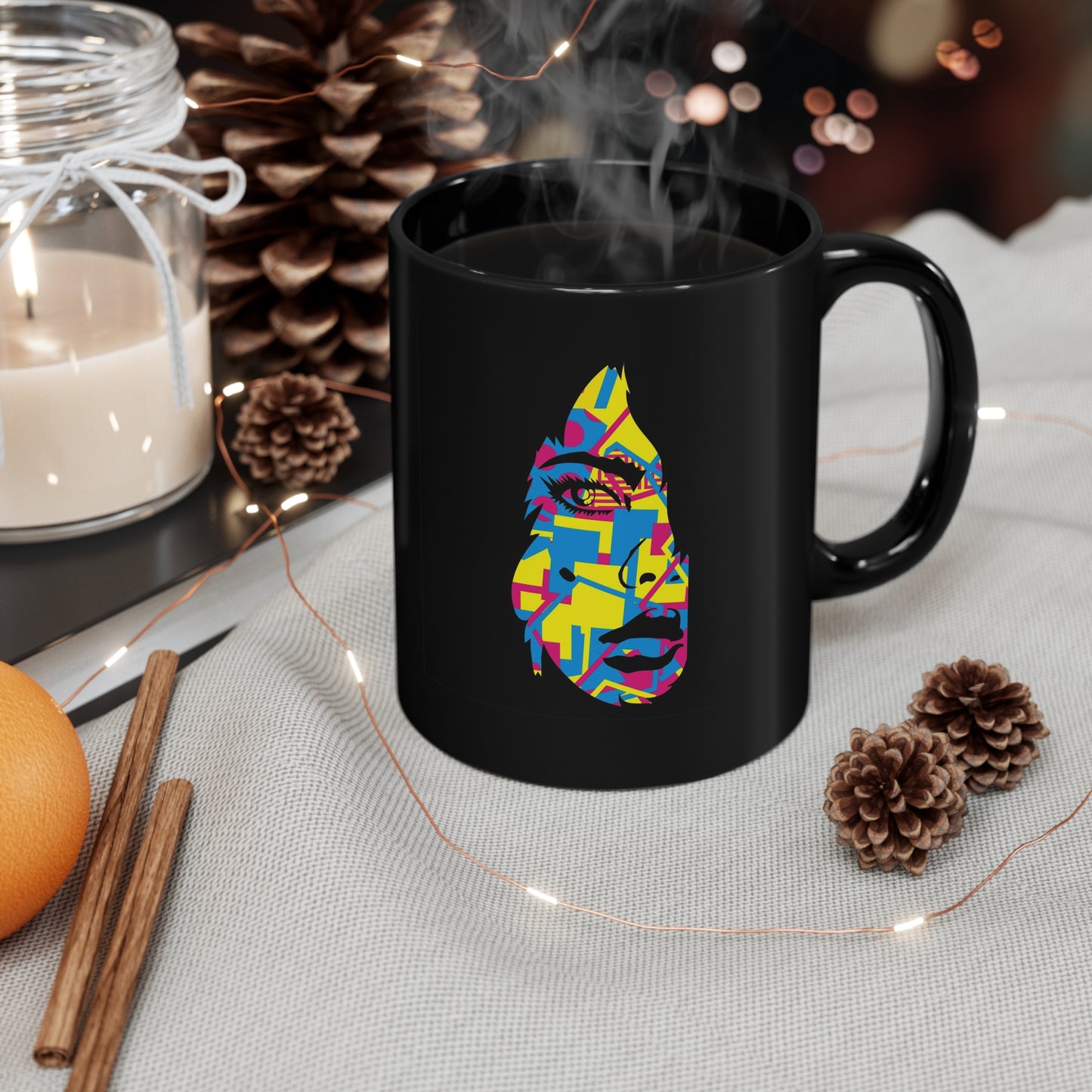 11oz Black Mug
