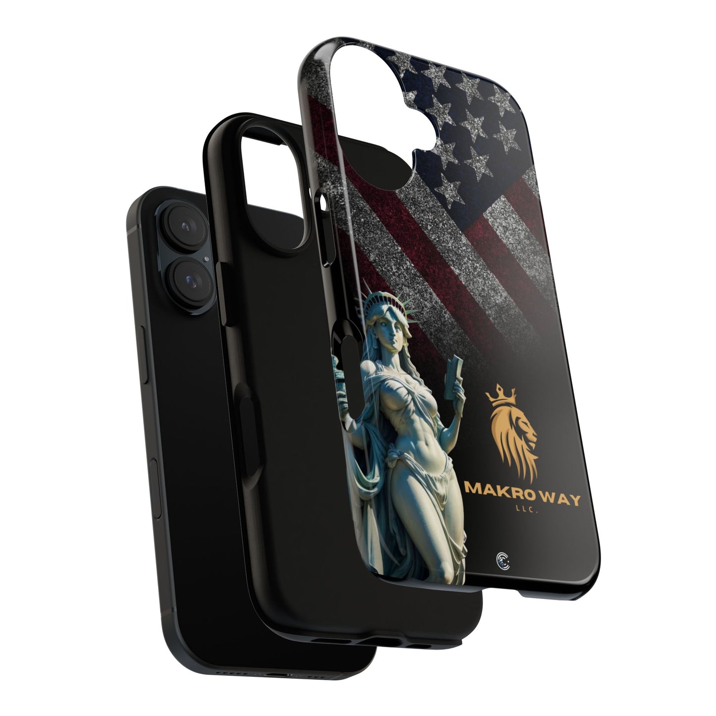 Patriotic Phone Case - Tough Cases, Custom Phone Covers, Unique Gifts, American Flag Design, Gift for Men and Women, Protective Case