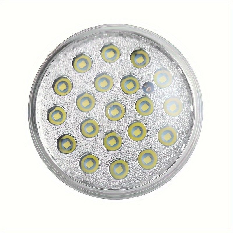 1pc / 2pcs Bombillas LED Solares, Linterna Recargable Colgante Portátil Para Exteriores De 20 LED, Para Iluminación De Gallinero En El Mercado Nocturno Para Acampar Al Aire Libre