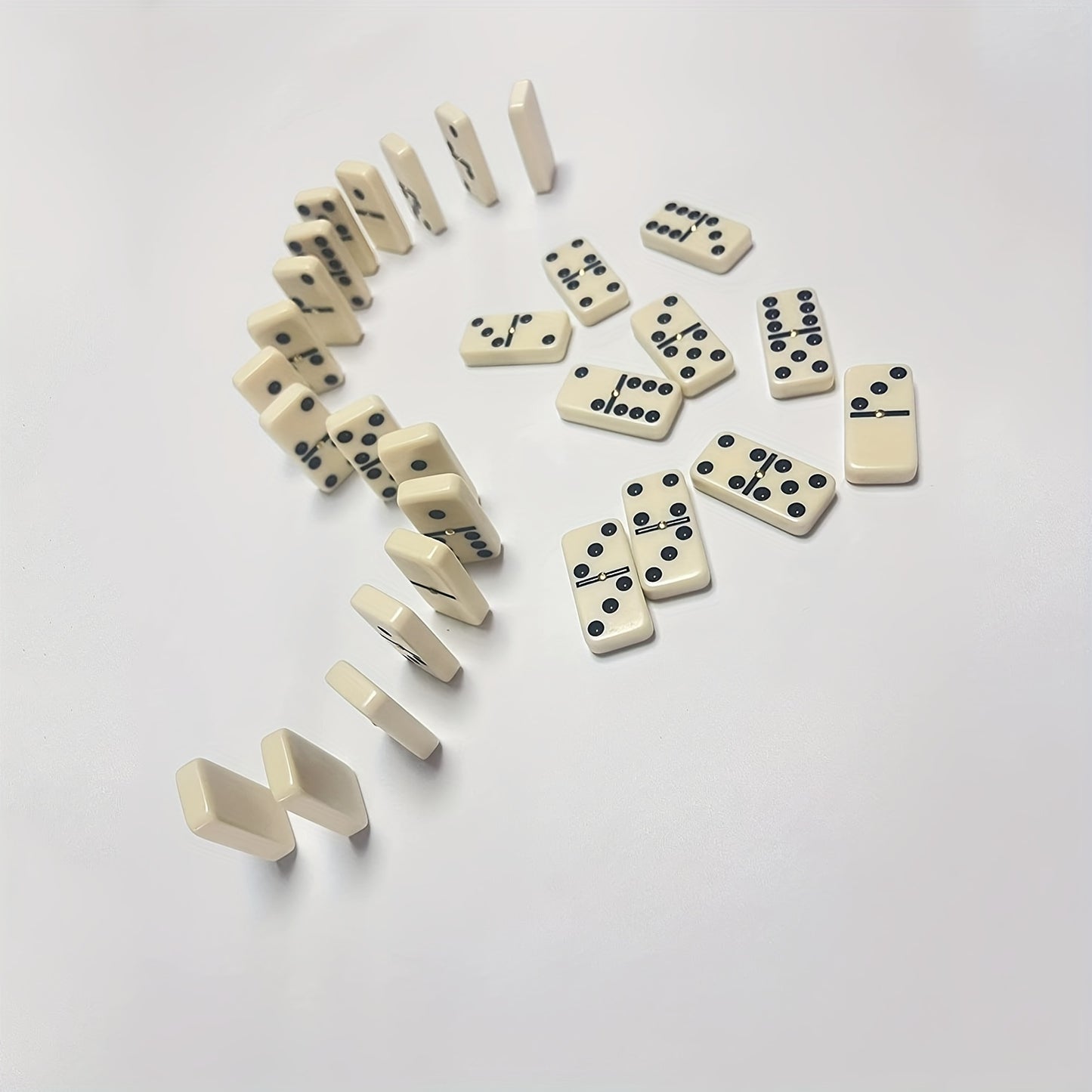 Juego De Dominó Para Adultos De 28 Uds., Juego De Mesa Clásico, Juego Doble De Seis, Juego Familiar, Juego De Dominó Doble De 6 Fichas Con Spinner En Caja De Madera Natural