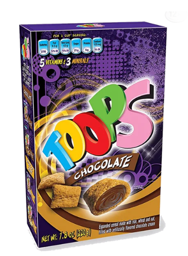 Toops de chocolate (equivalente a Flips) | 220gr