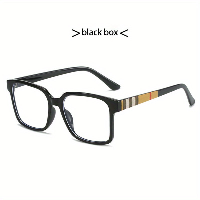1pza Gafas Cuadradas Clásicas TR90 Para Hombres Y Mujeres