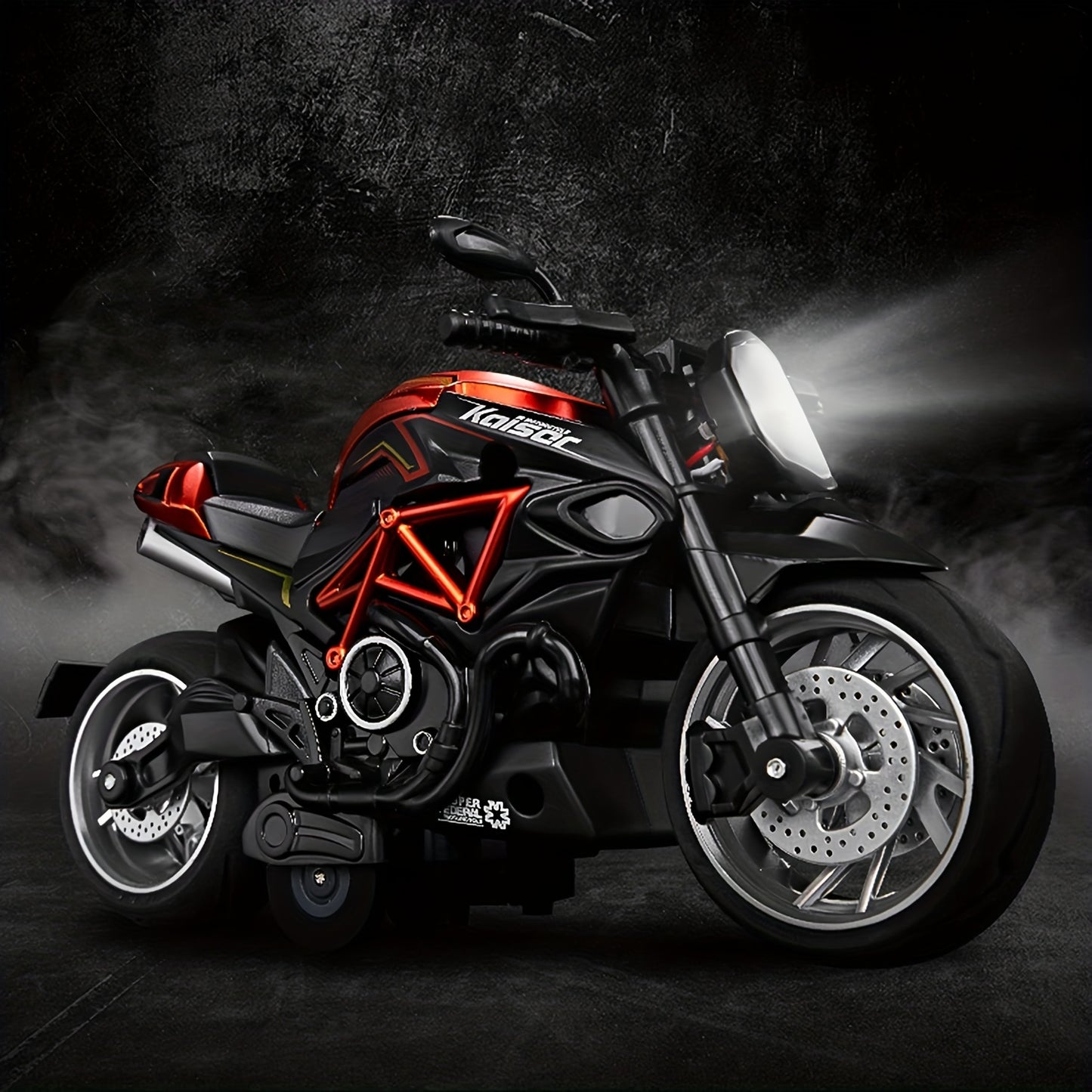 Juguete De Motocicleta De Aleación Fundida A Presión, Motocicleta Extraíble Con Sonidos Y Luces 1:12, Coches De Juguete Para Niños Con Fricción, Juguetes De Motocicleta, Regalo Para Niños O Niñas, Cumpleaños, Navidad