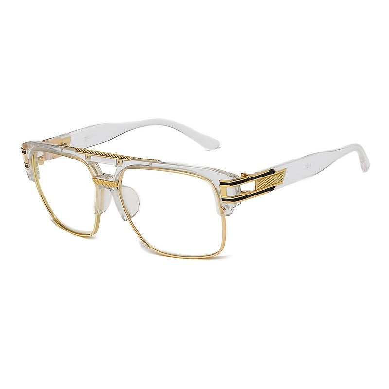 1pc Gafas De Sol De Gran Marco Para Pesca Y Conducción Al Aire Libre Para Hombres