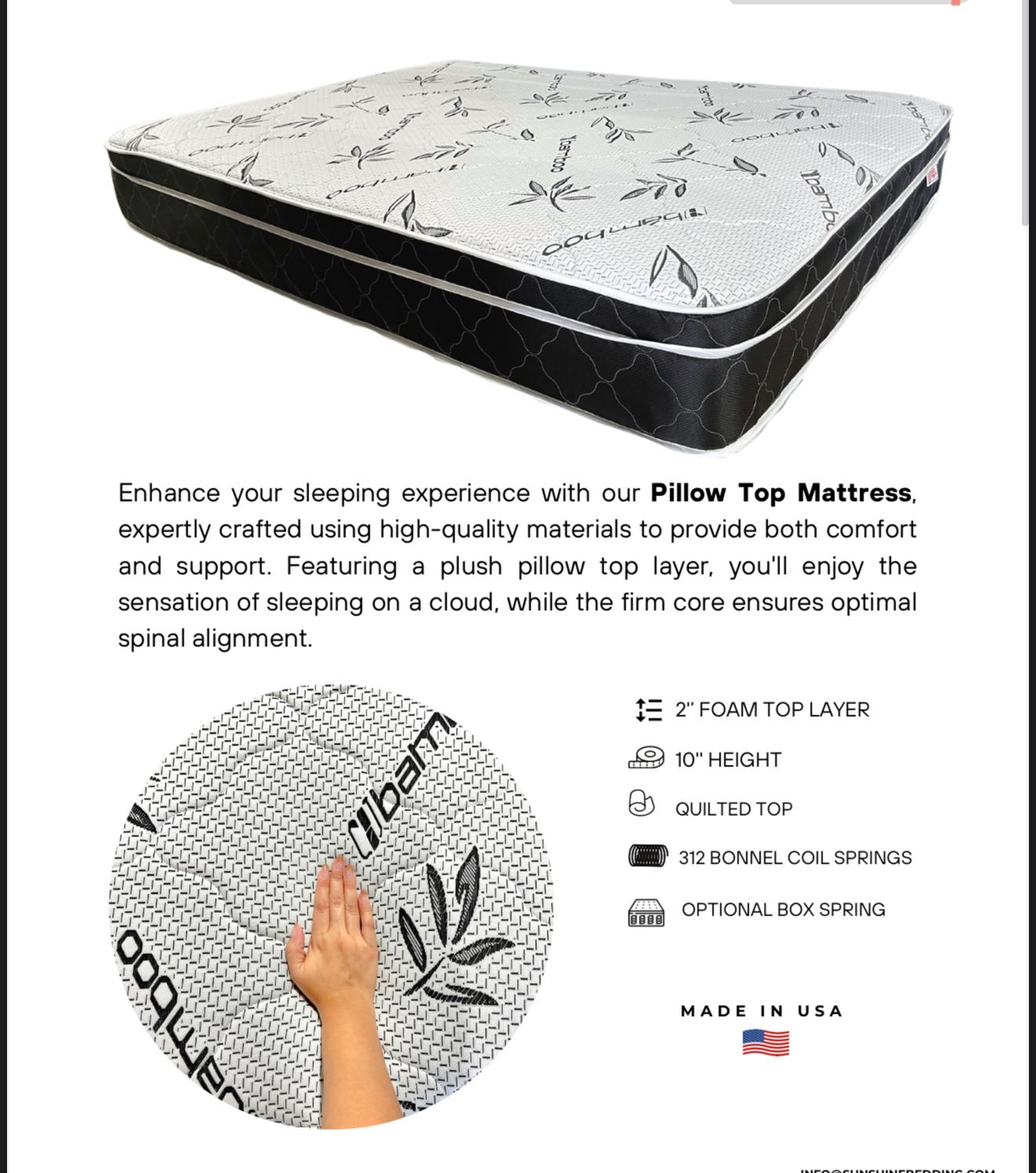 King pillow Top