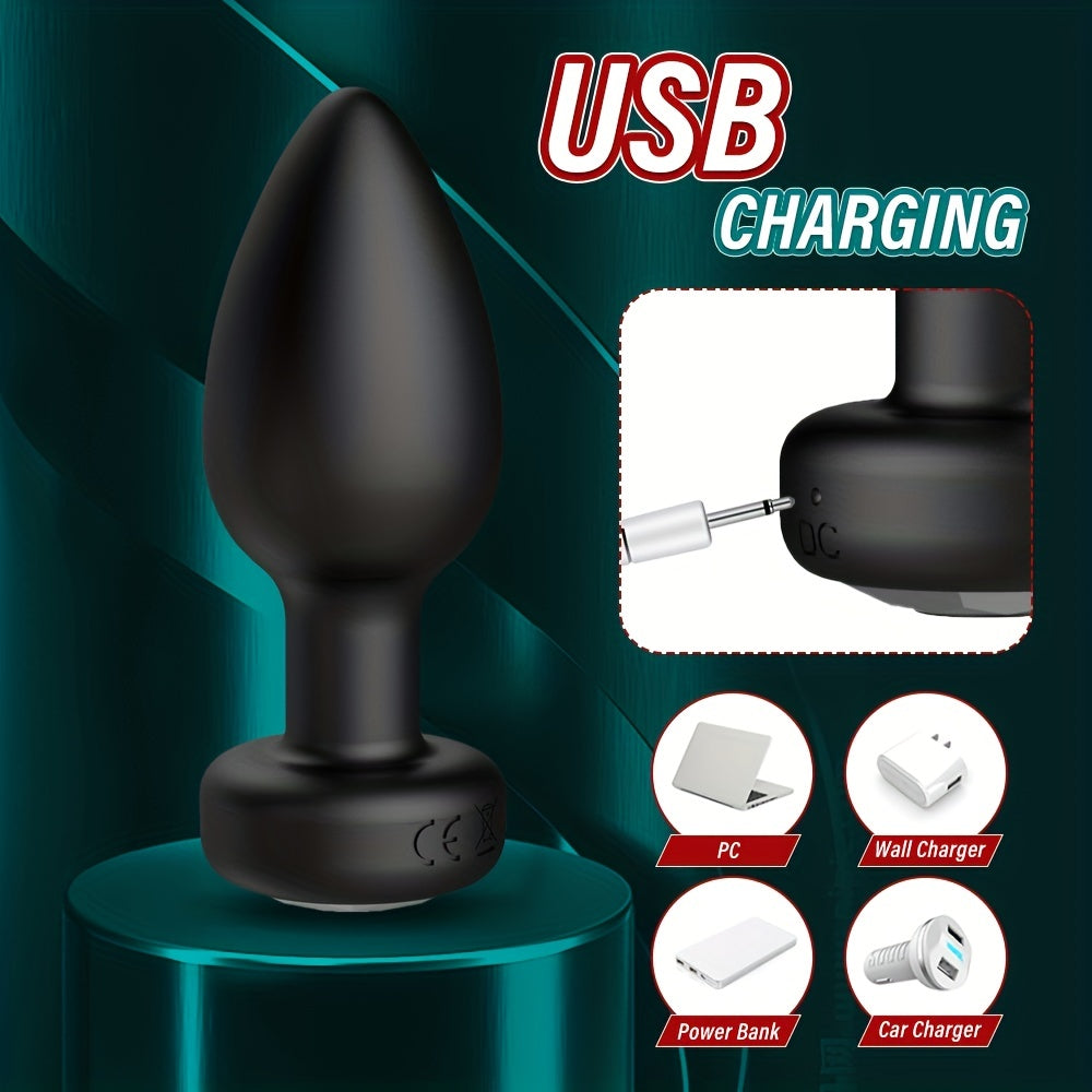 Upgrade Your Pleasure Game with Our Rechargeable Wireless Anal Plug - Perfect for Couples!