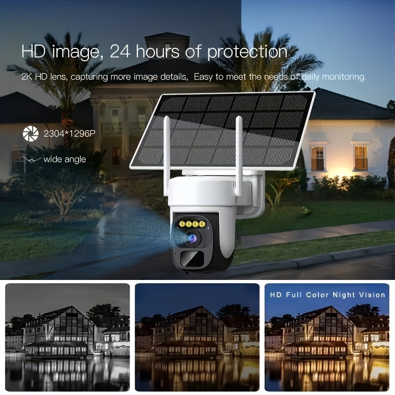Protect Your Home with Our 5MP Solar Wireless Security Camera - Limited Time Offer!