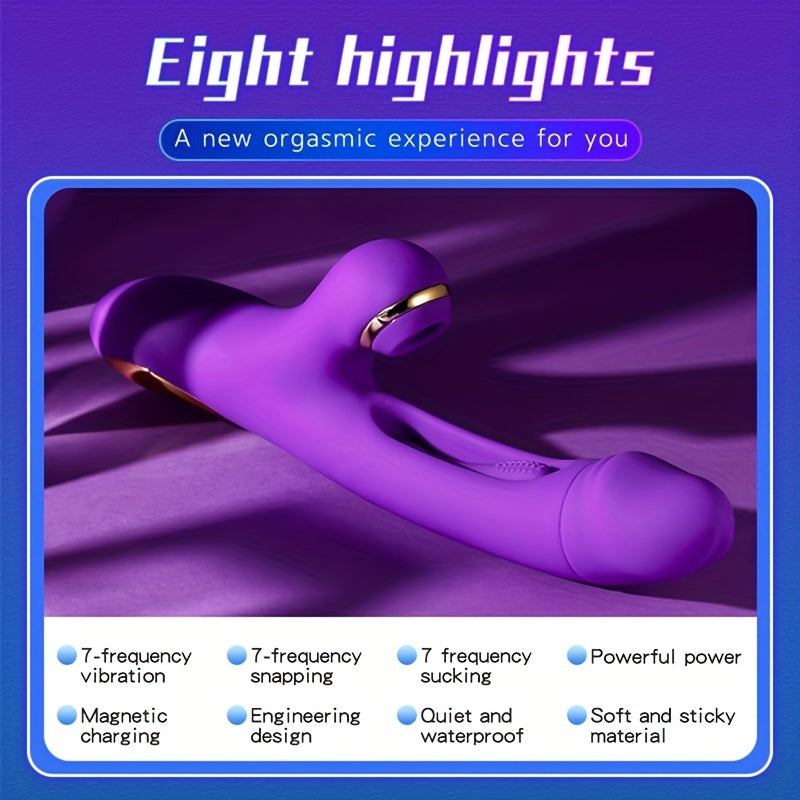 Indulge in Ultimate Pleasure with our Rechargeable Rabbit Vibrator - 7 Vibration Modes & Waterproof!